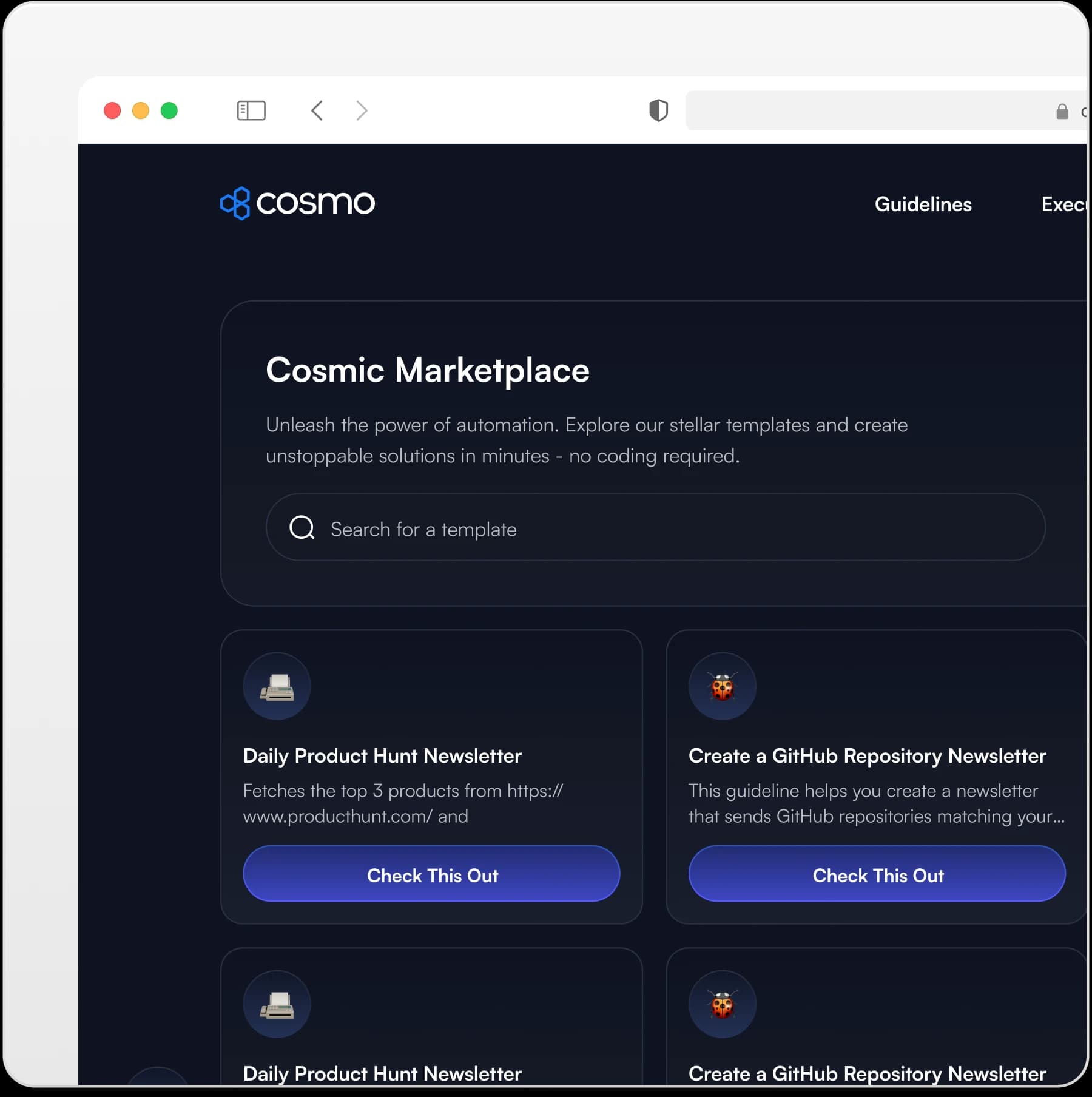 Cosmo showcase 3