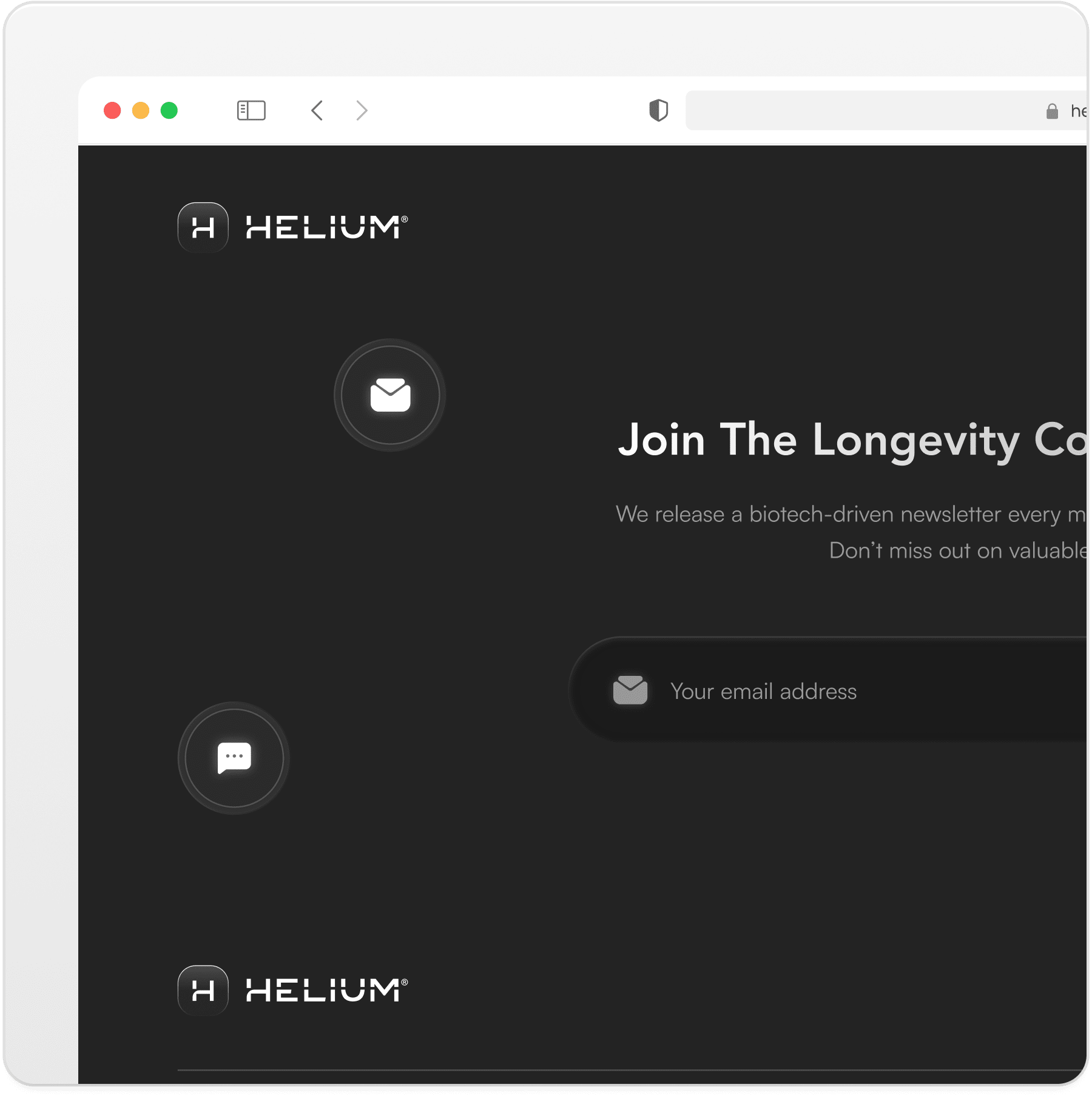 Helium showcase 3