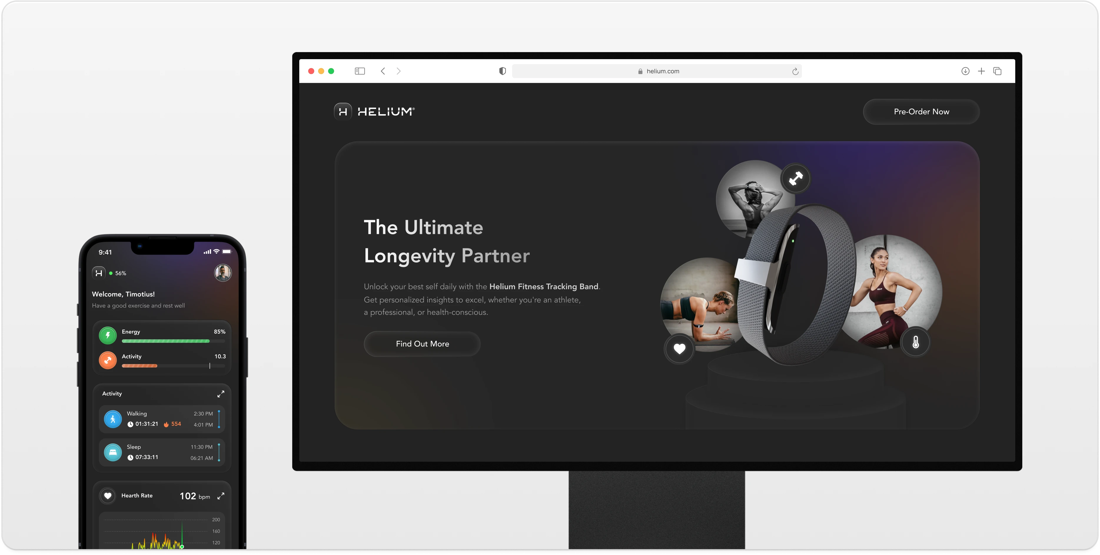 Helium banner